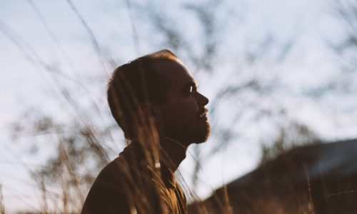 man praying