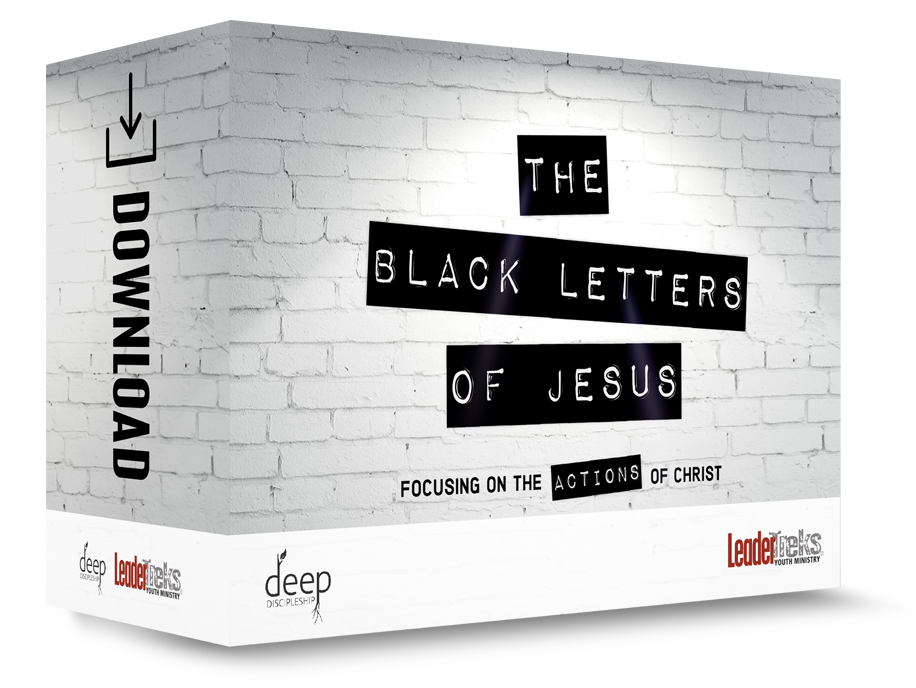 52 week deep discipleship curriculum black letters for youth ministry