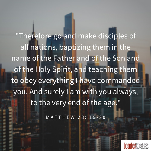 Mission Trip Bible Verse Matthew 28