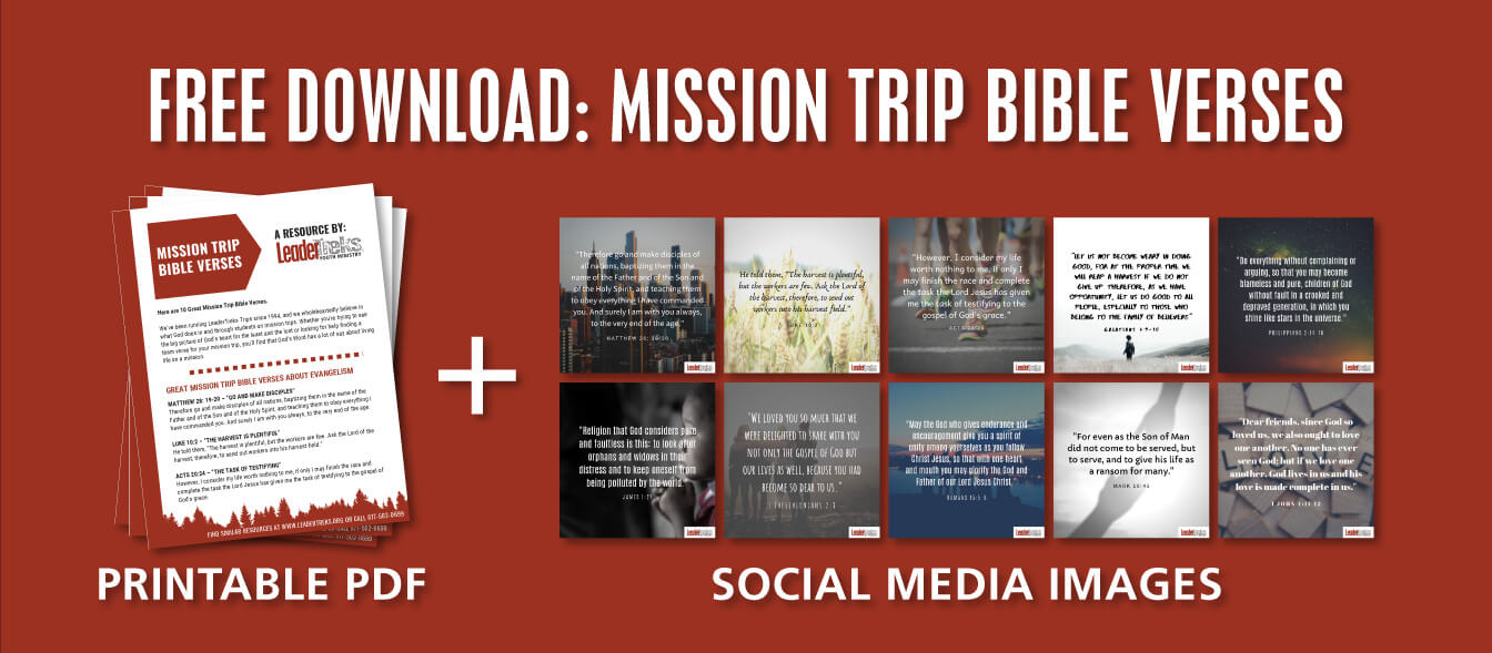 mission trip bible verse images and pdf