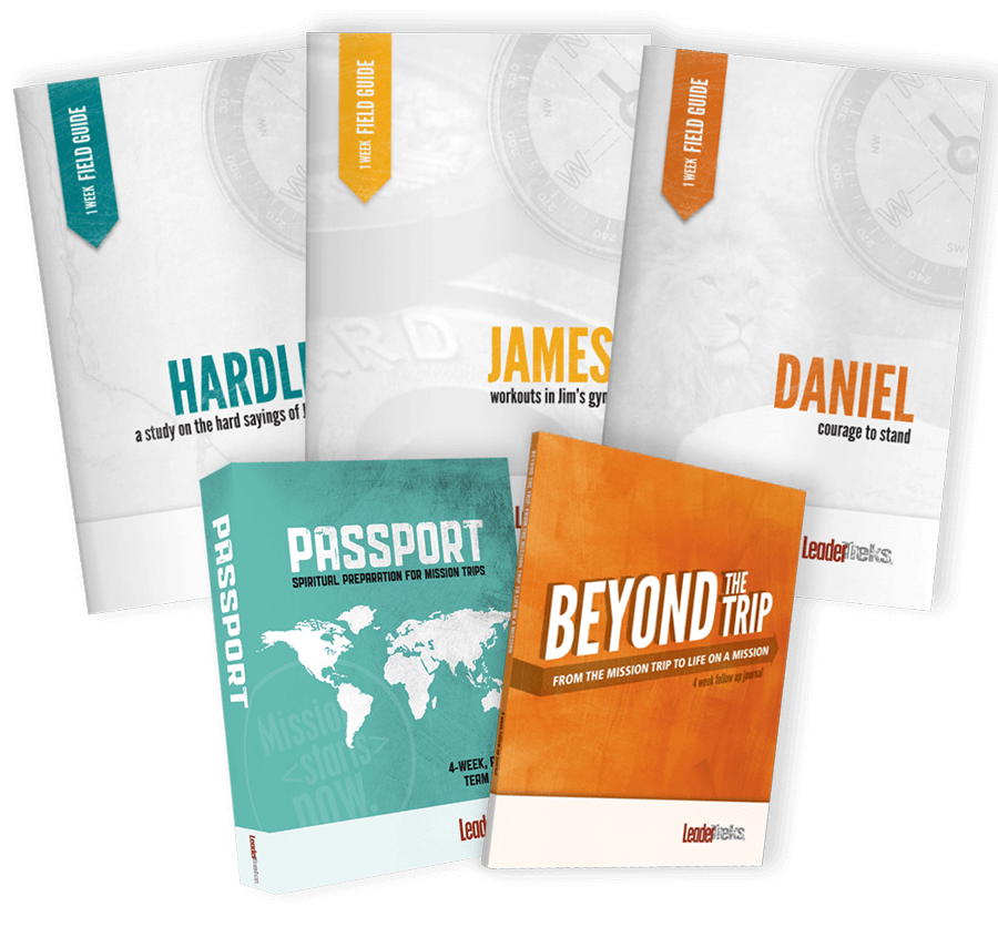 mission trip sample pack including devotionals and training