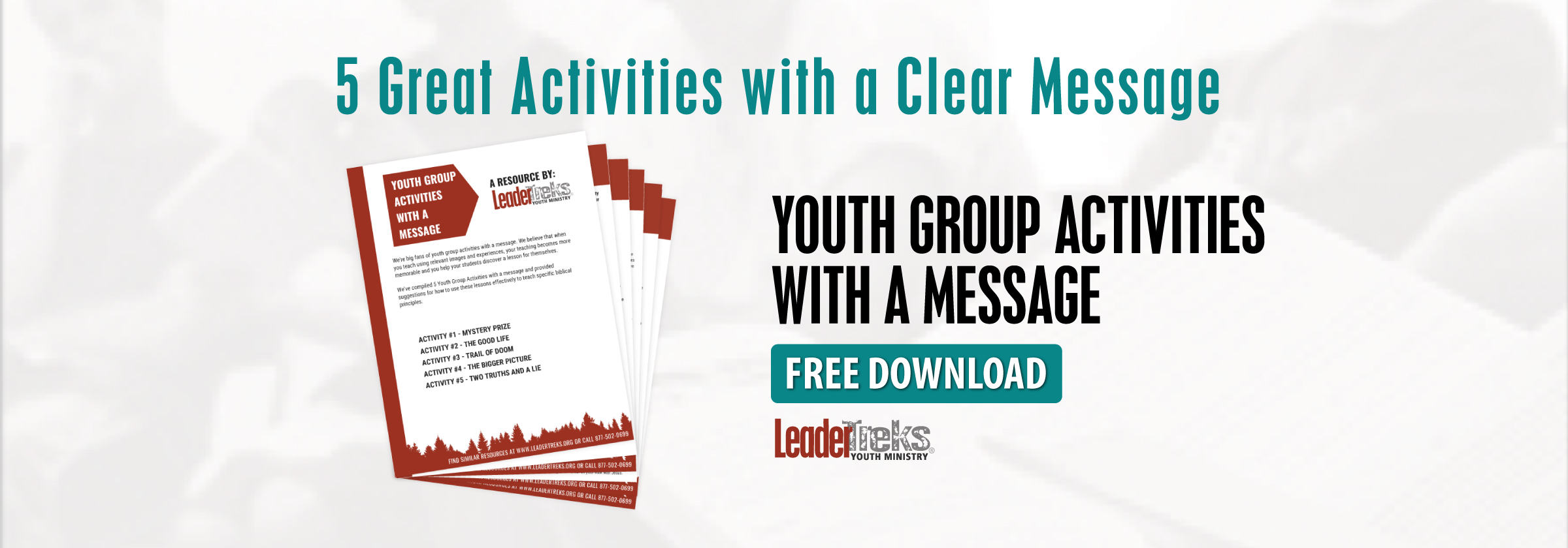 Lessons youth and activities ministry 