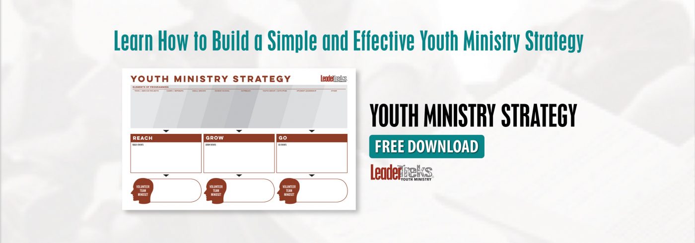 how to build a youth ministry strategy