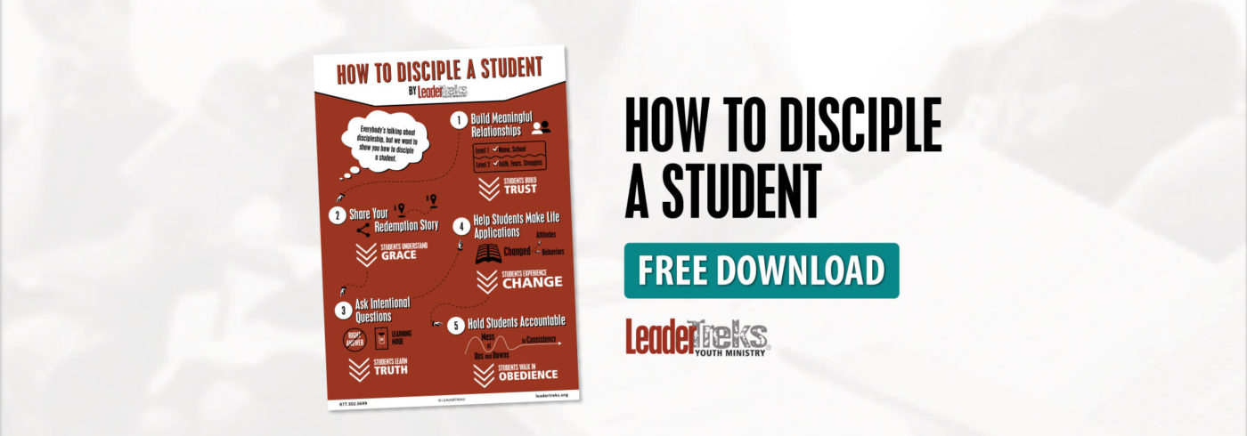 how to disciple a student infographic