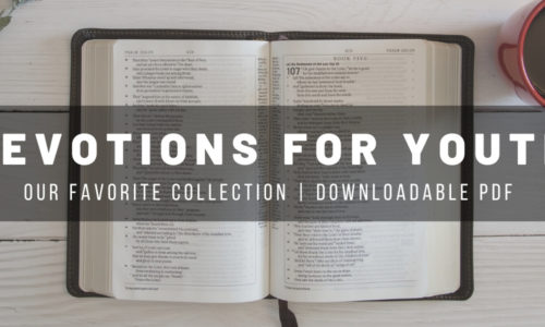 devotions for youth and teens