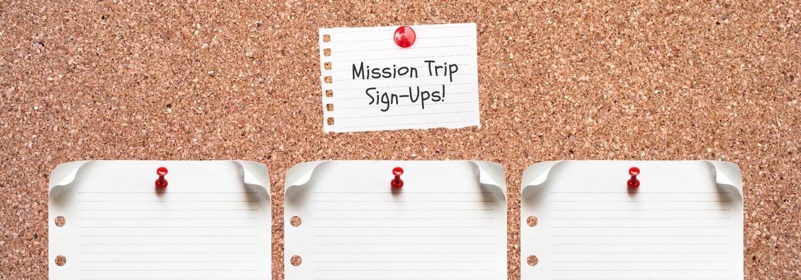 sign up sheet for mission trip