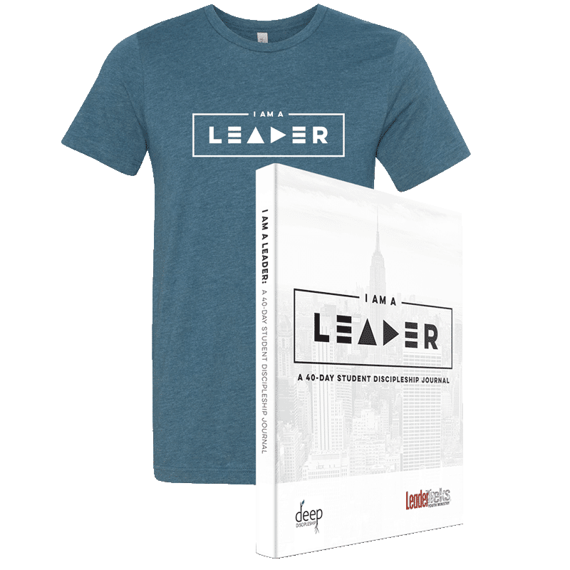 student leadership resource bundle tshirt and book