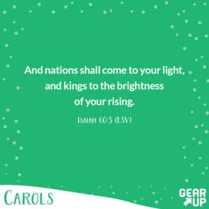 junior high christmas lesson memory verse