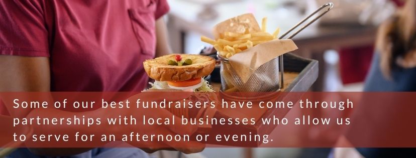Fundraising with local businesses