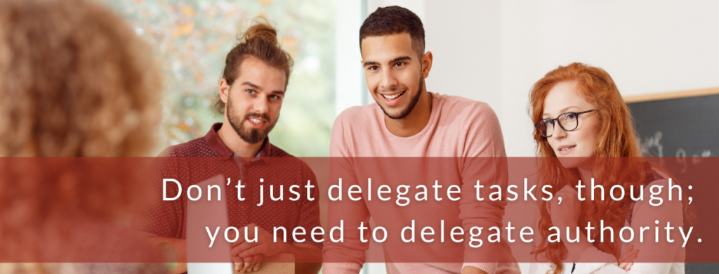 Delegate authority. How to lead a team after Covid.