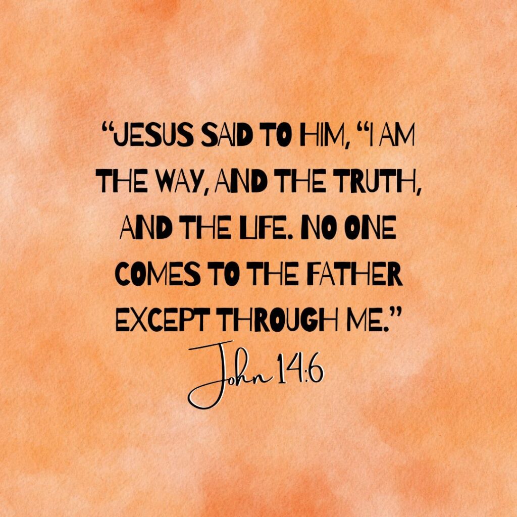 John 14:6 Summer Bible Verse